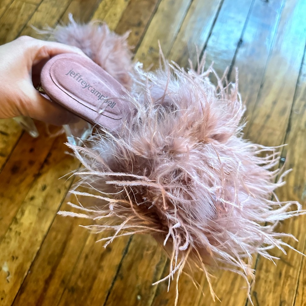 JEFFREY CAMPBELL DAISEY HEEL PINK/ROSE - SIZE 7.5 - Picture 6 of 15